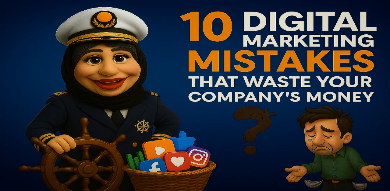 10أخطاء شائعة في التسويق الرقمي تهدر أموال شركتك